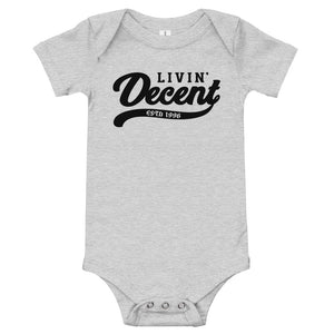 Onsie w/ black print