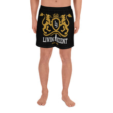 Load image into Gallery viewer, Shorts black w/ regal print