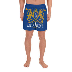 Shorts royal w/ regal print