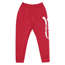 Load image into Gallery viewer, Joggers red w/ white print