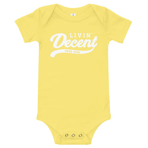 Onsie w/ white print