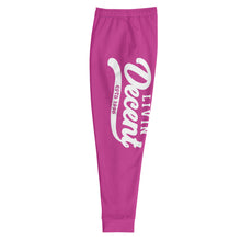 Load image into Gallery viewer, Joggers fuchsia w/ white print