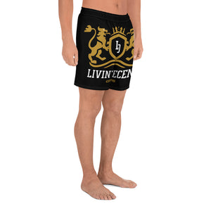 Shorts black w/ regal print