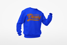 Load image into Gallery viewer, Crewneck Sweater w/ Orange Embroidery